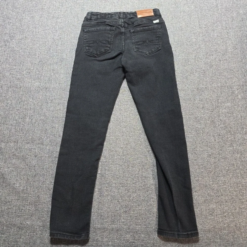 Lucky Brand Jeans Girls Black Zoe Skinny Size 10 Adjustable waist